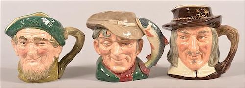THREE LARGE ROYAL DOULTON CHARACTER