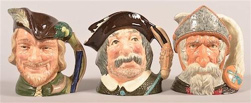 THREE LARGE ROYAL DOULTON CHARACTER