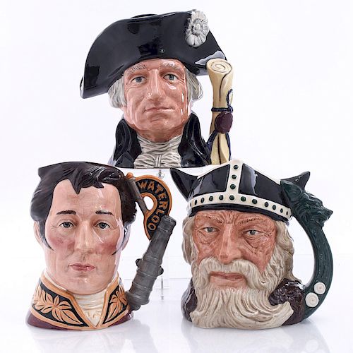 THREE LARGE ROYAL DOULTON MEN OF
