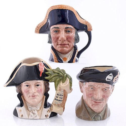 THREE LARGE ROYAL DOULTON MEN OF