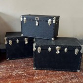 THREE LARGE STORAGE TRUNKSThre