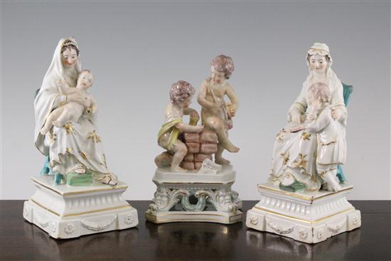 Three late 18th century Derby