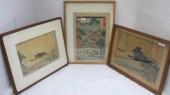 THREE LATE JAPANESE 19TH/ EARL