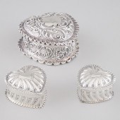 Three Late Victorian Silver He