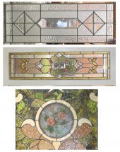 THREE LEADED GLASS WINDOWSTHRE