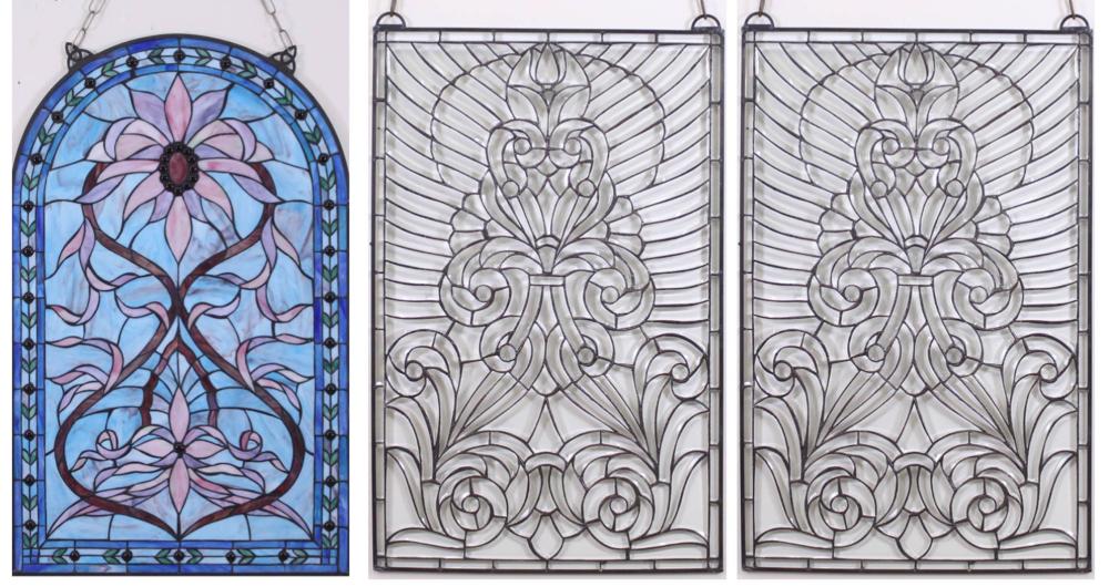 THREE LEADED GLASS WINDOWSTHREE
