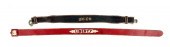 THREE LEATHER FIRE BELTS 19TH/