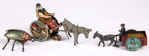 THREE LEHMAN TIN LITHOGRAPH WIND-UP