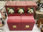 THREE LENOX CANDLESTICK LAMPS