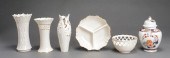 THREE LENOX PORCELAIN VASES AN