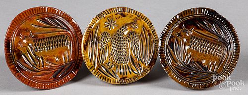 THREE LESTER BREININGER REDWARE