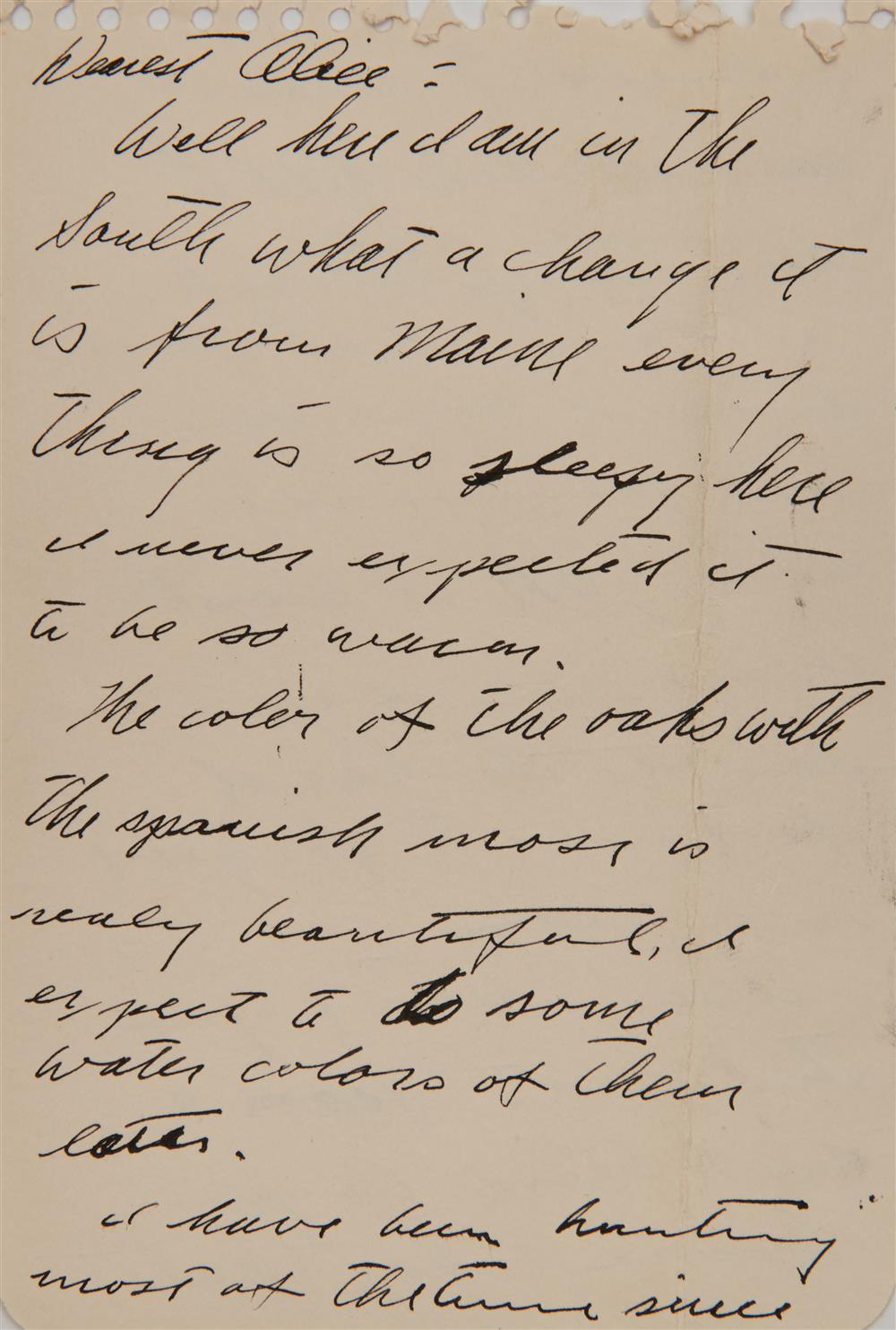 THREE LETTERS FROM ANDREW WYETH
