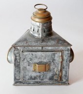 THREE-LIGHT GALVANIZED TIN AND