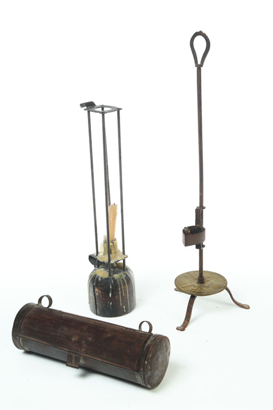 THREE LIGHTING DEVICES. 