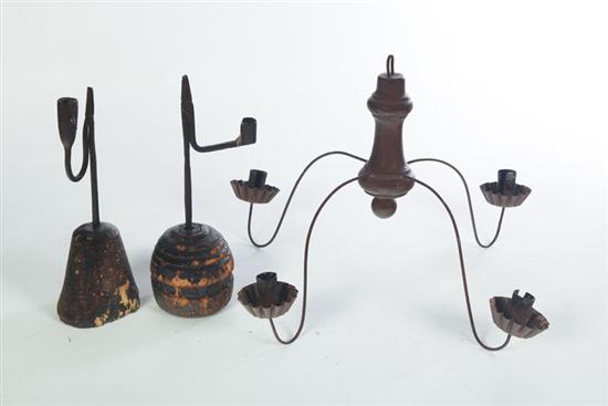 THREE LIGHTING DEVICES. 