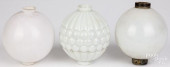 THREE LIGHTNING ROD BALLS<br>T