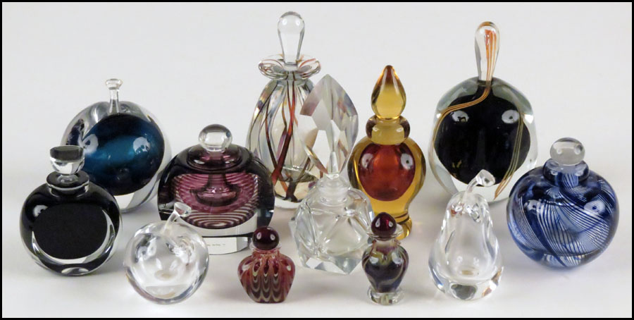 THREE LINDSTRAND FOR KOSTA GLASS