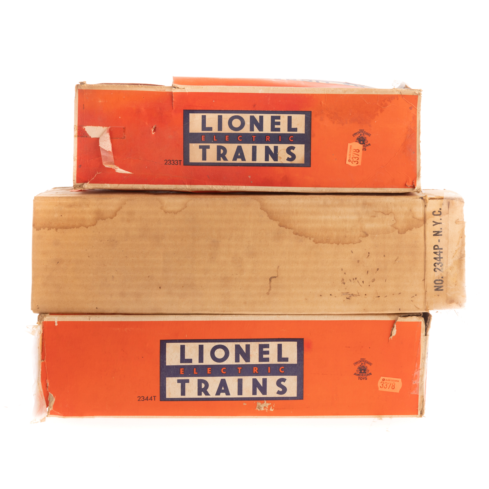 THREE LIONEL NEW YORK CENTRAL