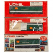 THREE LIONEL SOUTHERN DIESEL E