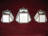 three lithophane shades    Dep