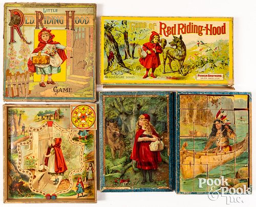 THREE LITTLE RED RIDING HOOD
