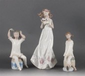Three Lladro porcelain figures
