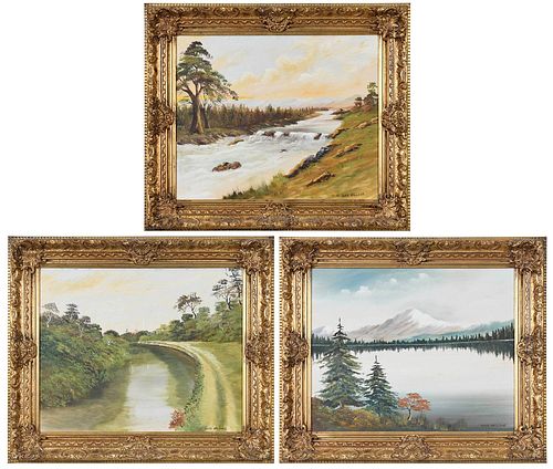 THREE LOCKE WALLACE LANDSCAPE