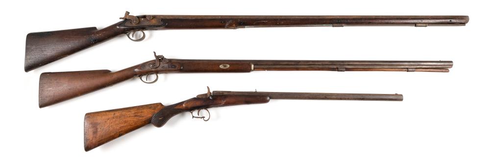 THREE LONG GUNS 19TH CENTURY