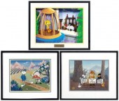 Three Looney Toons celluloids: