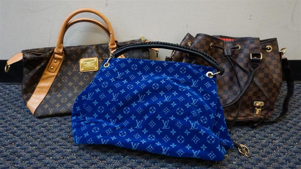 THREE LOUIS VUITTON STYLE BAGSThree