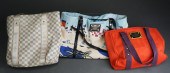 THREE LOUIS VUITTON STYLE TOTE