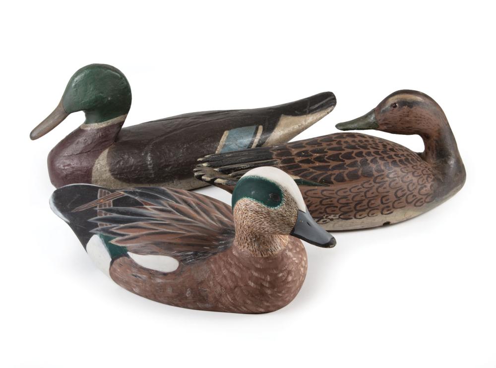 THREE LOUISIANA CARVED