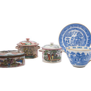 Three Lustreware Glazed Vessels