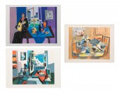 THREE M. MOULY STILL LIFE LITH