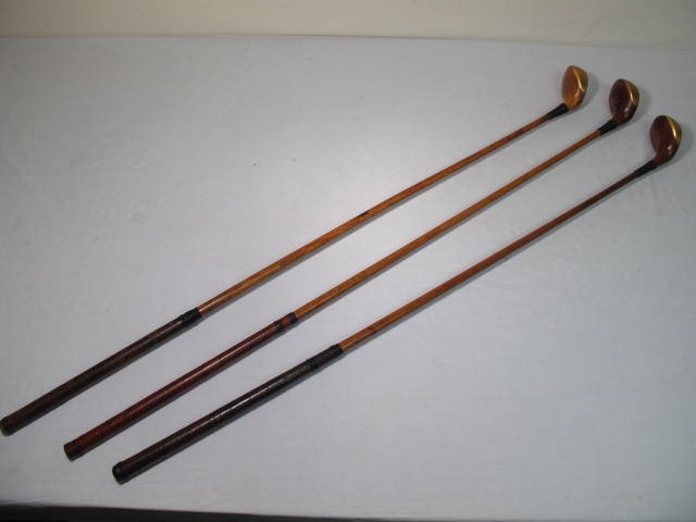 Three MacGregor fancy face wood