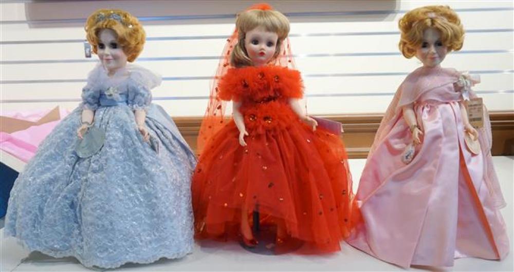 THREE MADAME ALEXANDER DOLLS (IN