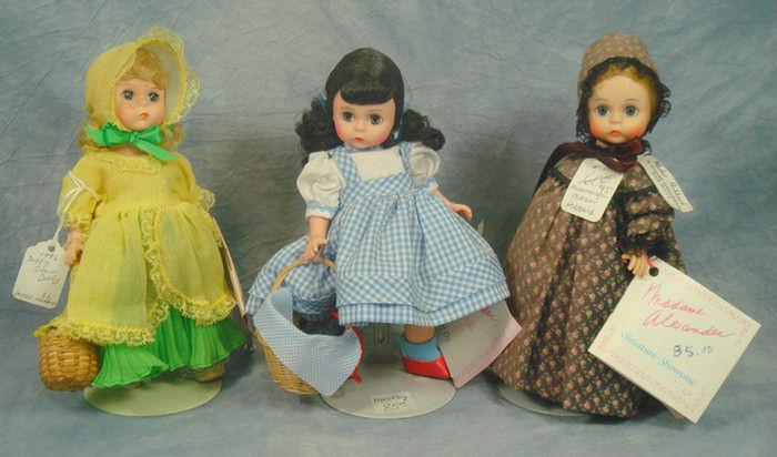 Three Madame Alexander Storyland