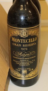 Three magnums of Bodegas Monte