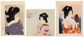 THREE MAIKO PRINTS MID-20TH CE