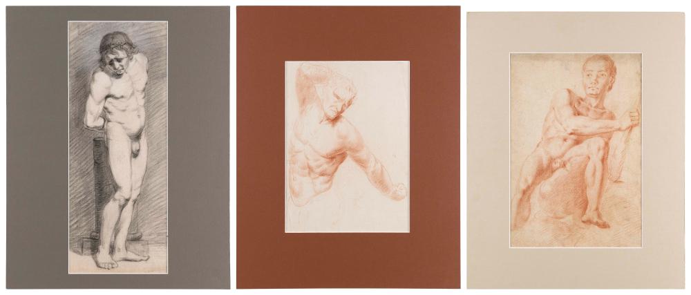 THREE MALE NUDE STUDIESTHREE MALE