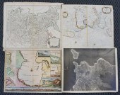 THREE MAPS AND AN ARIAL PHOTOG