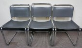 THREE MARCEL BREUER TYPE CHROM