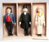 THREE MARGARETE STEIFF FELT DO