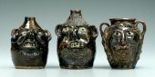 Three Marie Rogers face vessel