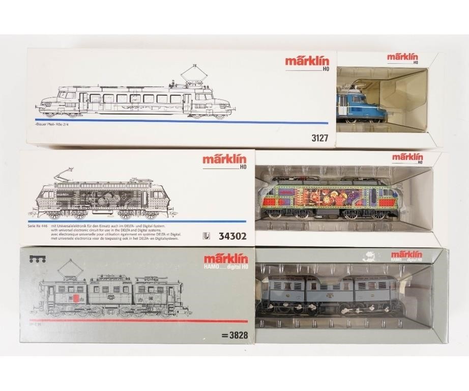 Three Marklin engines to include