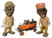 THREE MARX PAINTED TIN AMOS AN