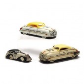 THREE MARX TIN LITHO CARS "Tri