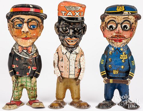 THREE MARX TIN LITHOGRAPH WIND-UP