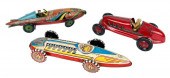 THREE MARX TIN WIND-UP RACE CA