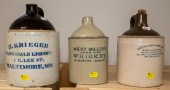 THREE MARYLAND LABELED STONEWA